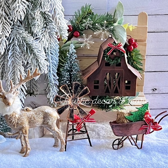 Farmhouse Christmas Decor For Your Tier Trays - Picture 1 of 1